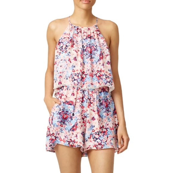 Parker 100% Silk Catamaran Romper Size S - Picture 1 of 12